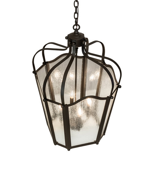 Meyda Tiffany 228423 Four Light Pendant, Oil Rubbed Bronze