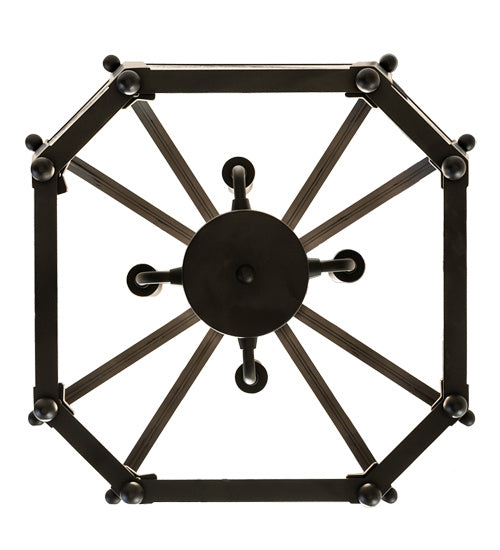 Meyda Tiffany 228423 Four Light Pendant, Oil Rubbed Bronze