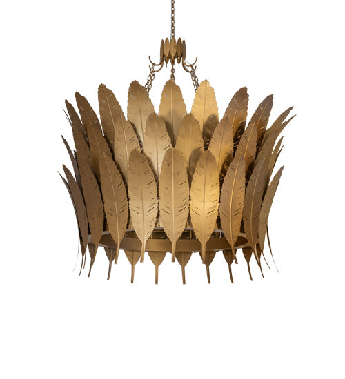 Meyda Tiffany 234417 12 Light Chandelier, Gold Metallic