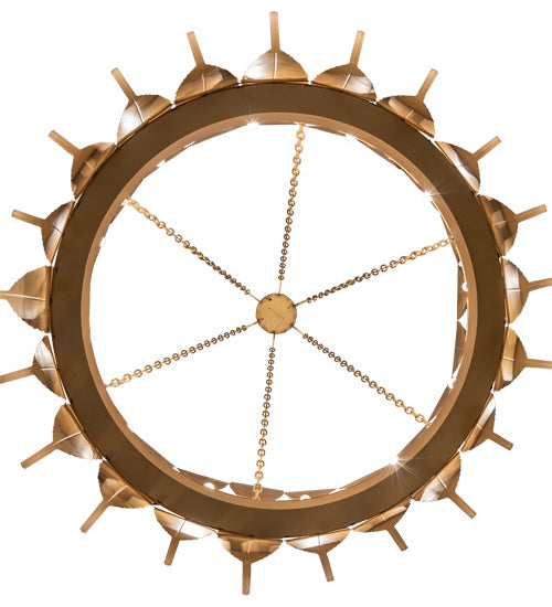 Meyda Tiffany 234417 12 Light Chandelier, Gold Metallic