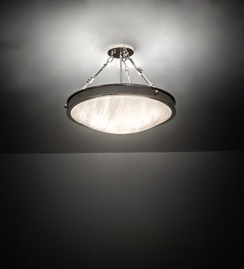Meyda Tiffany 235343 LED Pendant, Polished Nickel