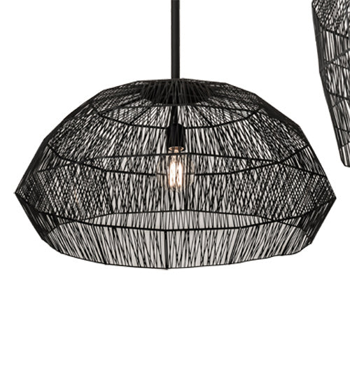 Meyda Tiffany 235454 LED Chandelier, Textured Black