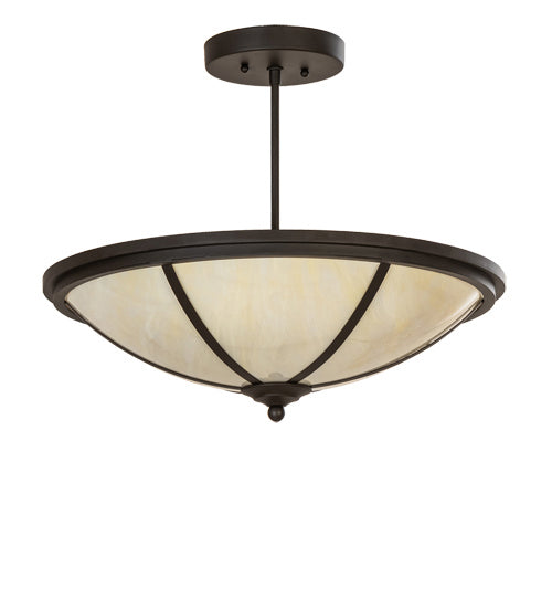 Meyda Tiffany 236171 Four Light Semi-Flushmount, Oil Rubbed Bronze