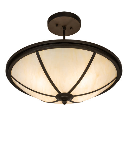 Meyda Tiffany 236171 Four Light Semi-Flushmount, Oil Rubbed Bronze