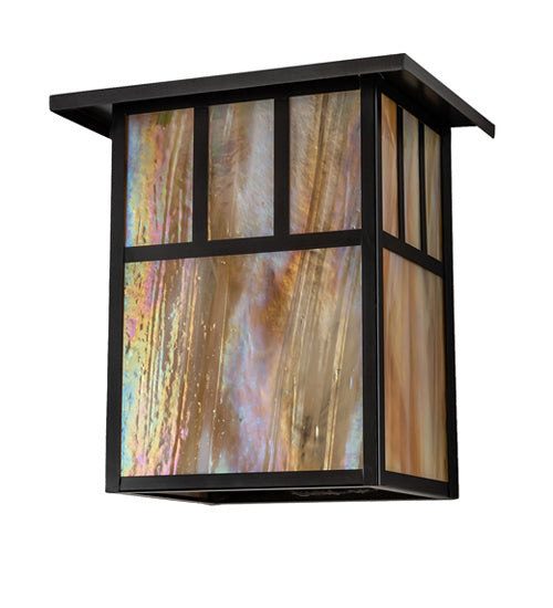 Meyda Tiffany 237258 One Light Wall Sconce, Craftsman Brown