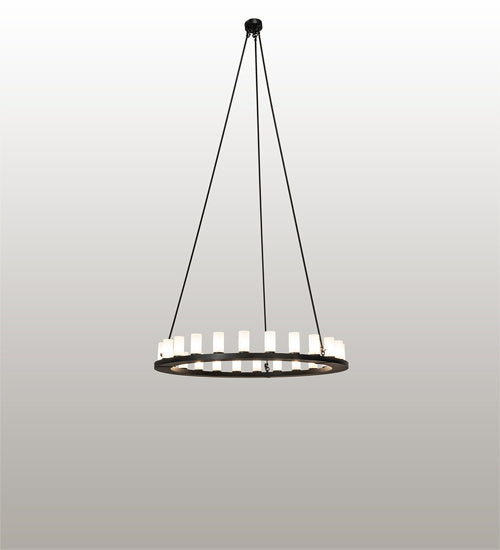 Meyda Tiffany 237331 21 Light Chandelier, Textured Black