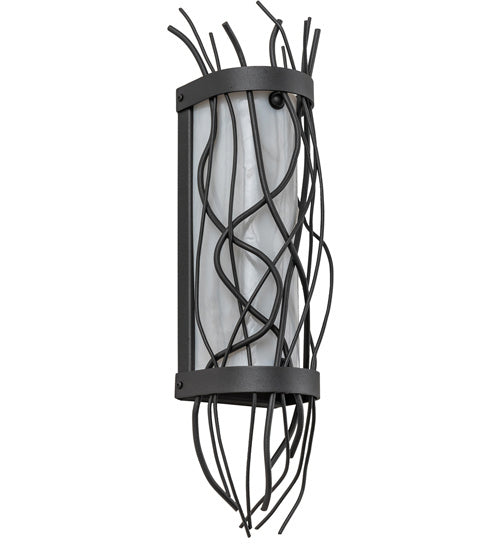 Meyda Tiffany 237484 Two Light Wall Sconce, White
