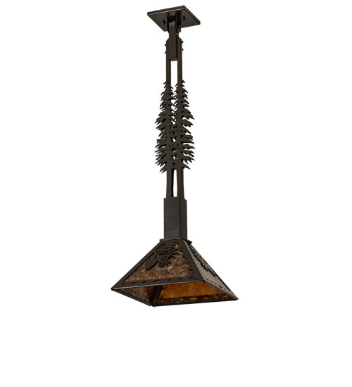 Meyda Tiffany 238020 One Light Pendant, Timeless Bronze