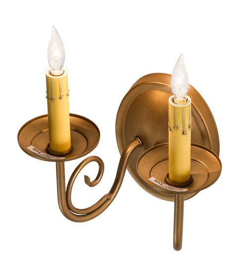 Meyda Tiffany 238069 LED Wall Sconce, Gold Metallic