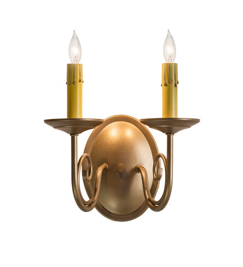 Meyda Tiffany 238069 LED Wall Sconce, Gold Metallic