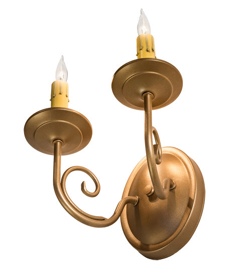 Meyda Tiffany 238069 LED Wall Sconce, Gold Metallic