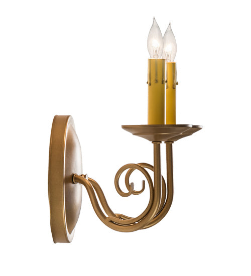 Meyda Tiffany 238069 LED Wall Sconce, Gold Metallic
