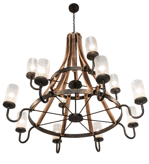 Meyda Tiffany 238765 12 Light Chandelier, Golden Bronze