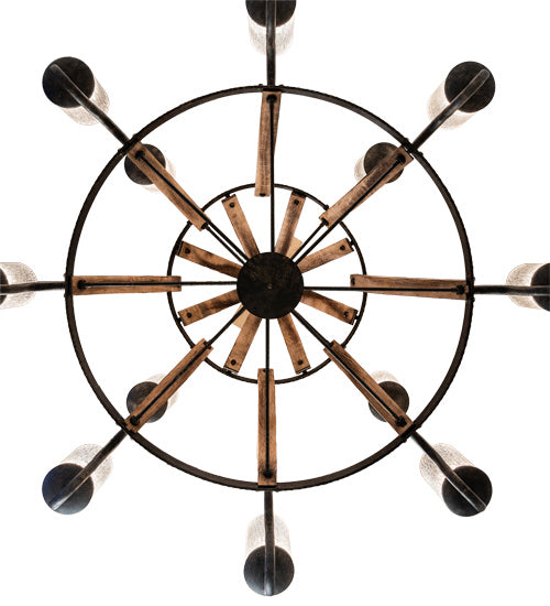 Meyda Tiffany 238765 12 Light Chandelier, Golden Bronze