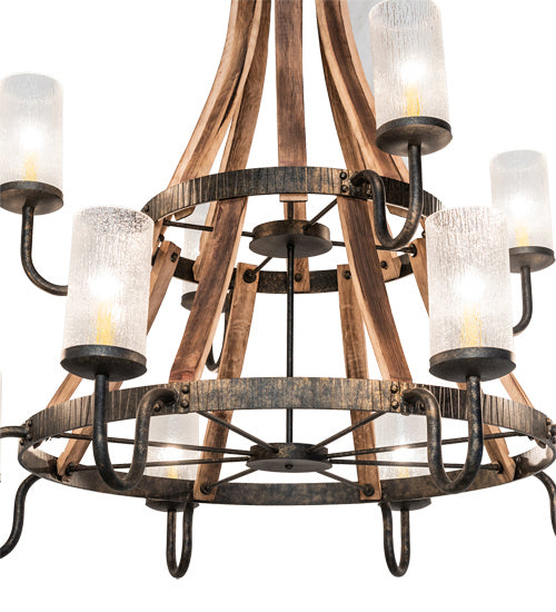 Meyda Tiffany 238765 12 Light Chandelier, Golden Bronze