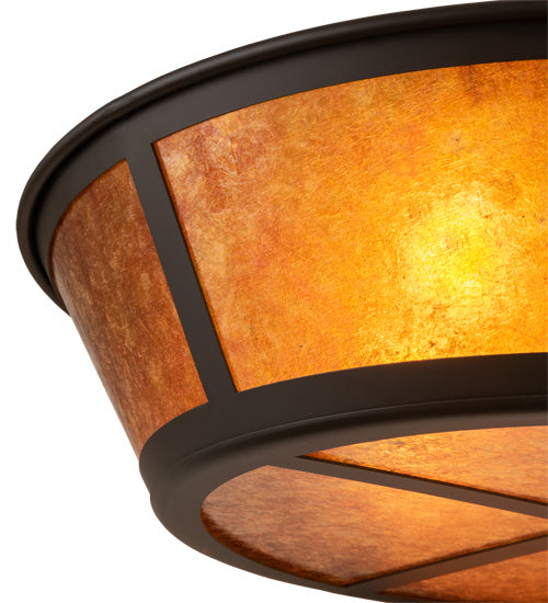 Meyda Tiffany 238879 Four Light Flushmount, Oil Rubbed Bronze
