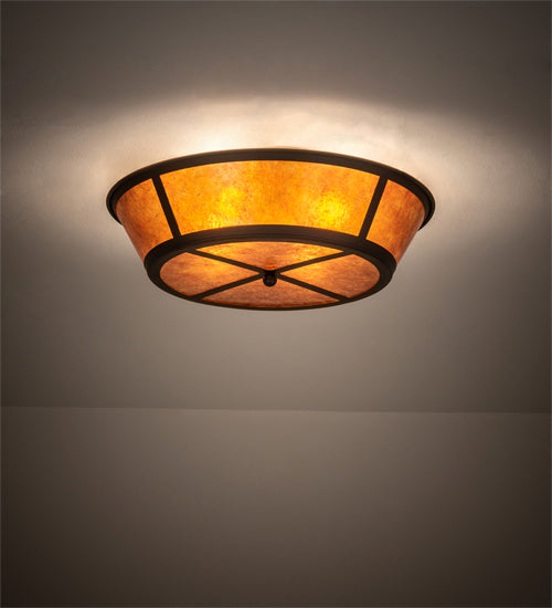 Meyda Tiffany 238879 Four Light Flushmount, Oil Rubbed Bronze
