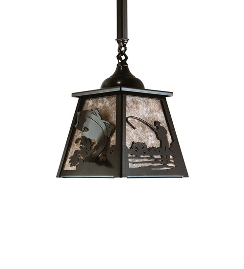 Meyda Tiffany 239060 One Light Pendant, Timeless Bronze