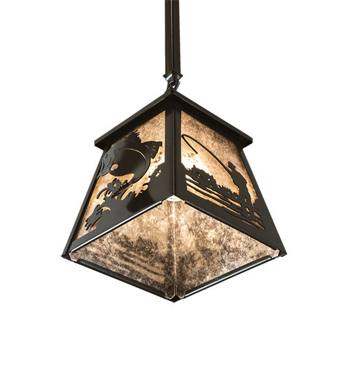 Meyda Tiffany 239060 One Light Pendant, Timeless Bronze