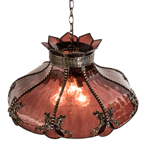 Meyda Tiffany 240481 Two Light Pendant, Craftsman Brown