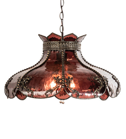 Meyda Tiffany 240481 Two Light Pendant, Craftsman Brown