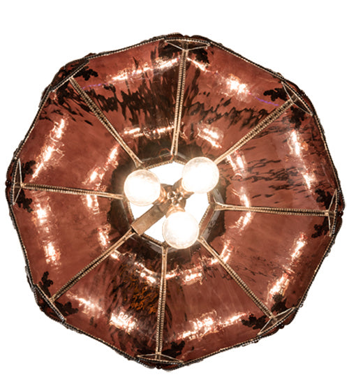 Meyda Tiffany 240481 Two Light Pendant, Craftsman Brown
