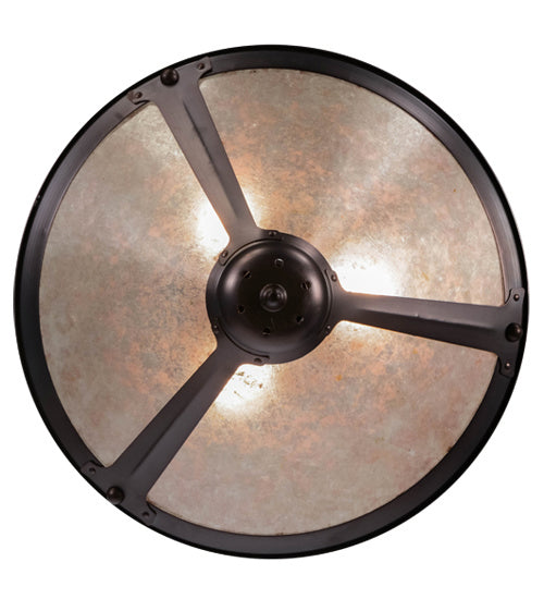 Meyda Tiffany 240708 Three Light Pendant, Mahogany Bronze