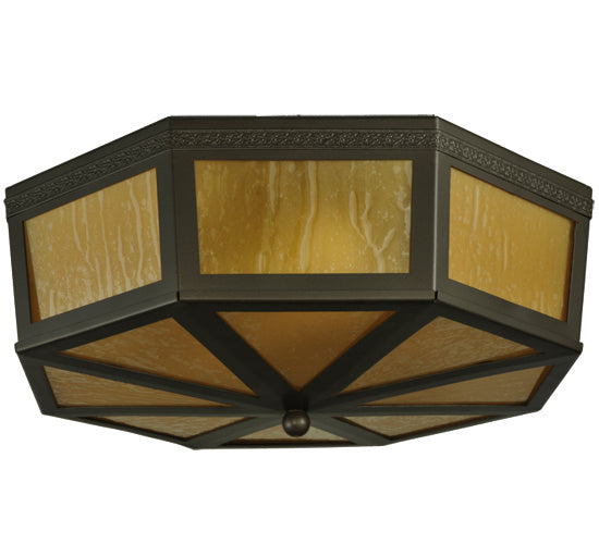 Meyda Tiffany 241395 LED Flushmount, Timeless Bronze