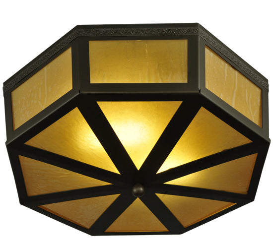 Meyda Tiffany 241395 LED Flushmount, Timeless Bronze