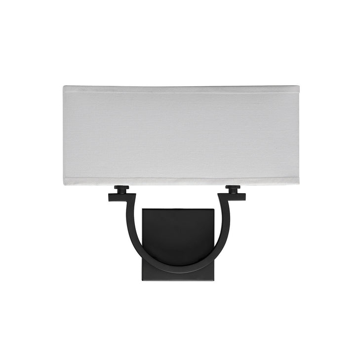 Savoy House 9-998-2-89 Two Light Wall Sconce, Matte Black