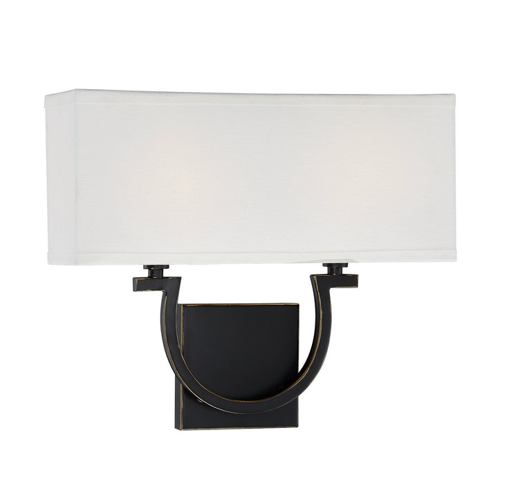 Savoy House 9-998-2-44 Two Light Wall Sconce, Classic Bronze