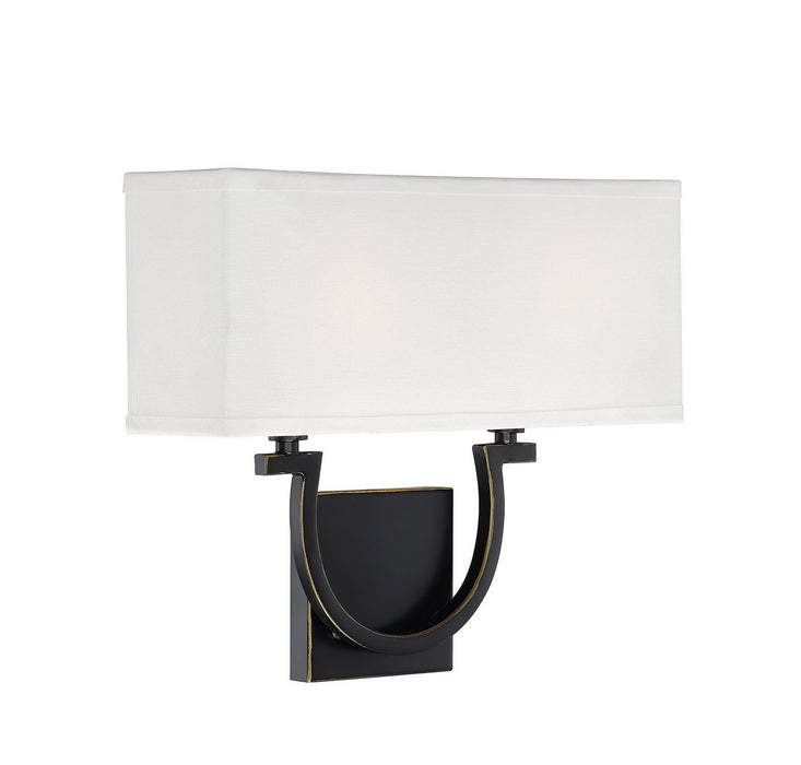 Savoy House 9-998-2-44 Two Light Wall Sconce, Classic Bronze