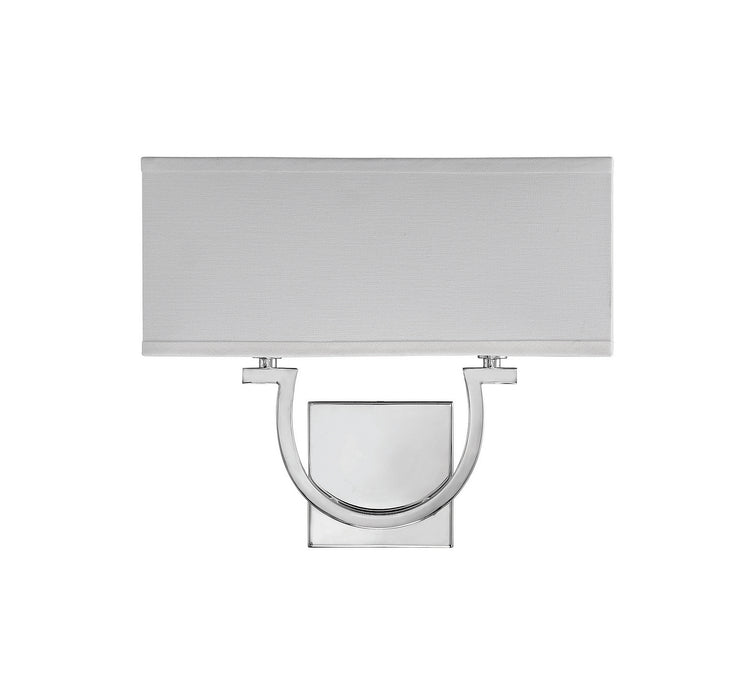Savoy House 9-998-2-109 Two Light Wall Sconce, Polished Nickel