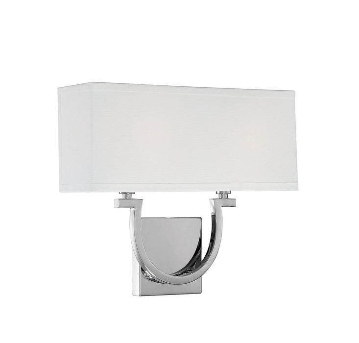 Savoy House 9-998-2-109 Two Light Wall Sconce, Polished Nickel