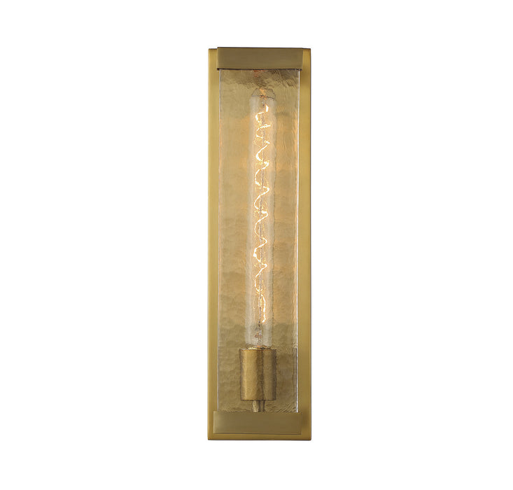 Savoy House 9-1902-1-322 One Light Wall Sconce, Warm Brass
