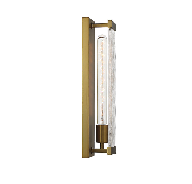 Savoy House 9-1902-1-322 One Light Wall Sconce, Warm Brass