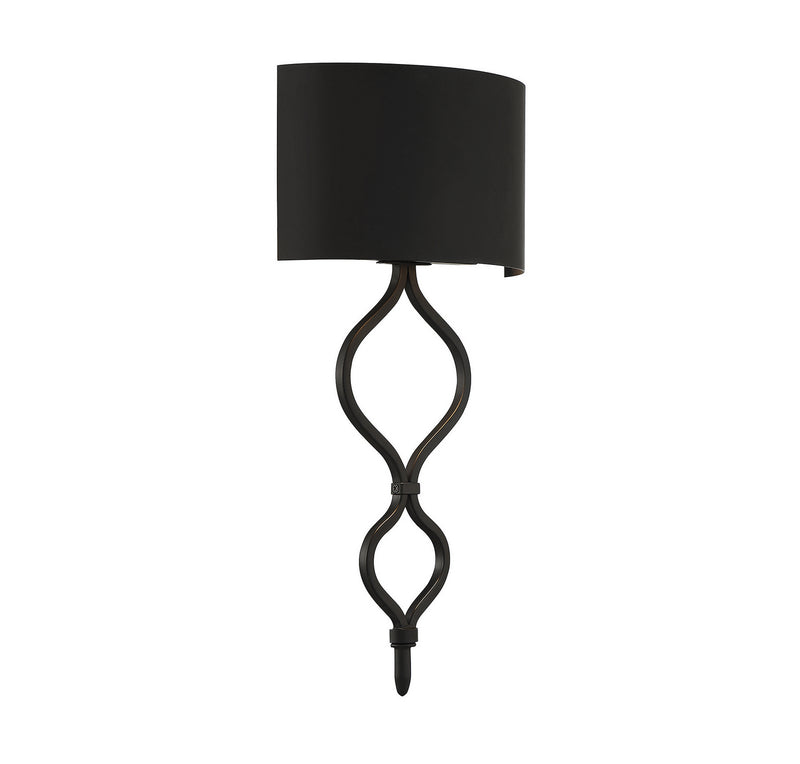 Savoy House 9-6520-1-89 LED Wall Sconce, Matte Black