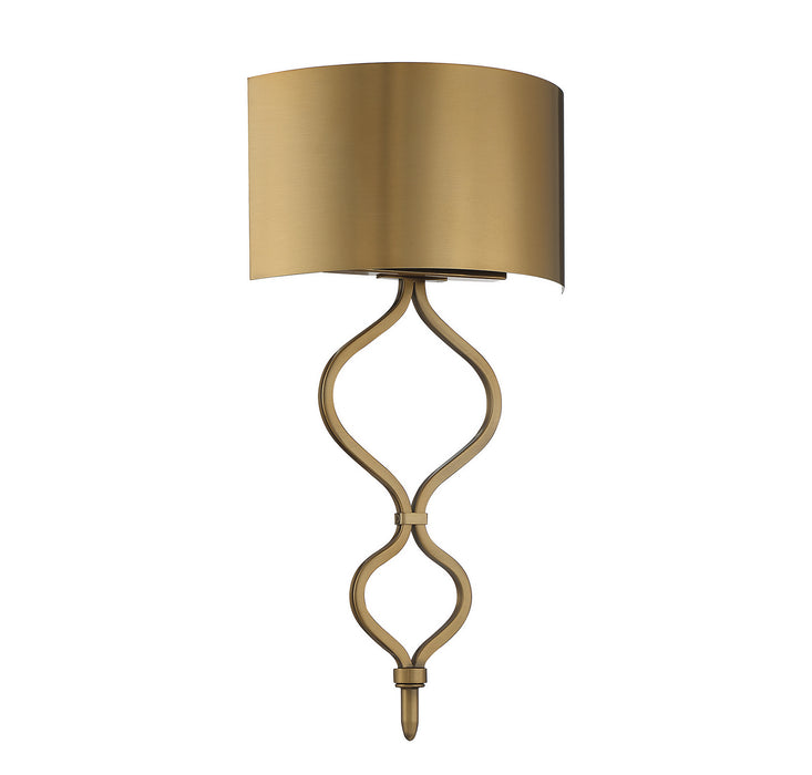 Savoy House 9-6520-1-322 LED Wall Sconce, Warm Brass