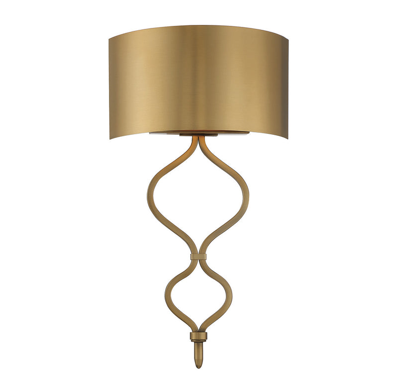 Savoy House 9-6520-1-322 LED Wall Sconce, Warm Brass