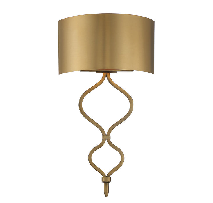 Savoy House 9-6520-1-322 LED Wall Sconce, Warm Brass