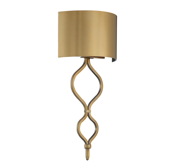 Savoy House 9-6520-1-322 LED Wall Sconce, Warm Brass