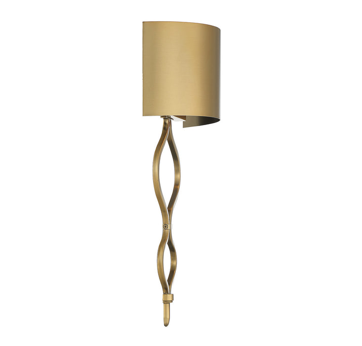 Savoy House 9-6520-1-322 LED Wall Sconce, Warm Brass