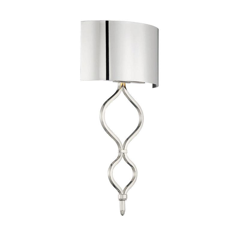 Savoy House 9-6520-1-109 LED Wall Sconce, Polished Nickel