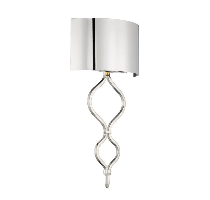 Savoy House 9-6520-1-109 LED Wall Sconce, Polished Nickel