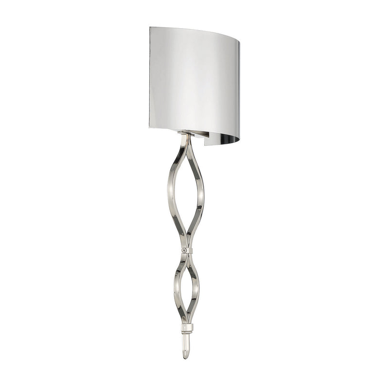 Savoy House 9-6520-1-109 LED Wall Sconce, Polished Nickel