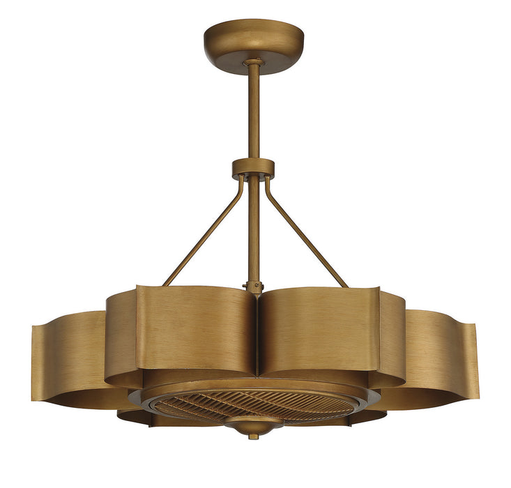 Savoy House 39-FD-125-54 Six Light Fan D'lier, Gold Patina