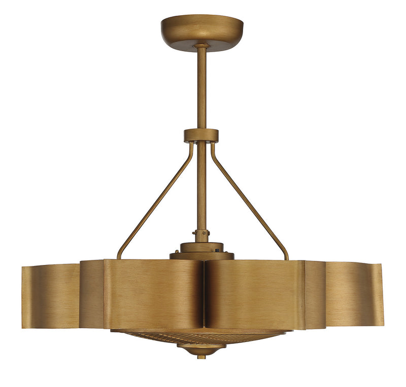 Savoy House 39-FD-125-54 Six Light Fan D'lier, Gold Patina