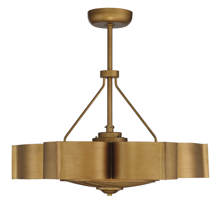 Savoy House 39-FD-125-54 Six Light Fan D'lier, Gold Patina