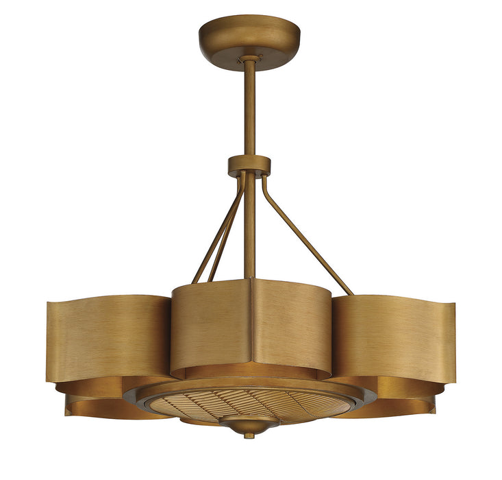 Savoy House 39-FD-125-54 Six Light Fan D'lier, Gold Patina