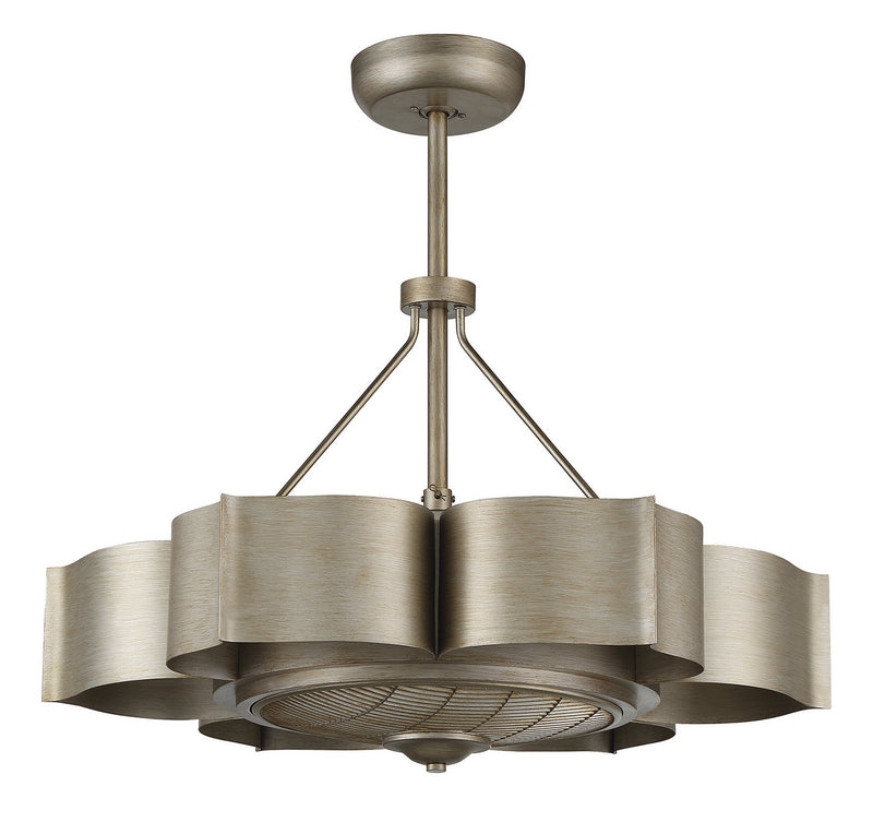 Savoy House 39-FD-125-53 Six Light Fan D'lier, Silver Patina